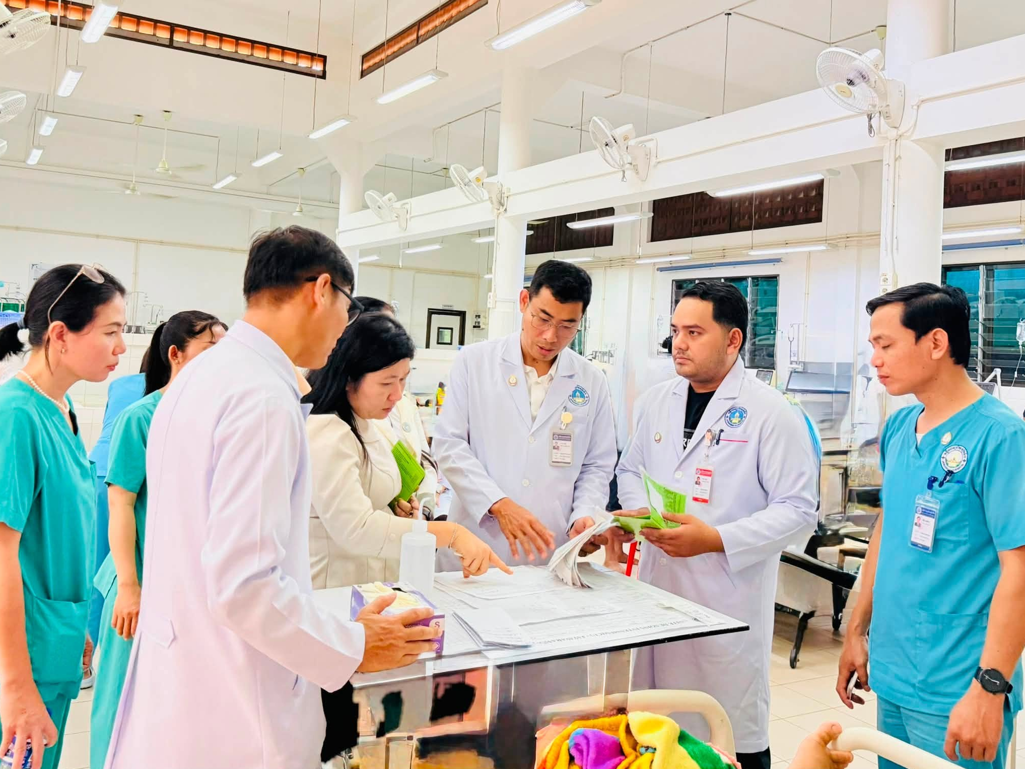 ការចុះទស្សនាកិច្ចការស្វែងយល់អំពីការអនុវត្តវិជ្ជាជីវៈឆ្មបនៅមន្ទីរពេទ្យជ័យវរ្ម័នទី៧​ខេត្តសៀមរាប